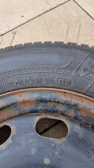Plechové disky 5x100 R15 ET38 na pneu.195/65 R15 - 7