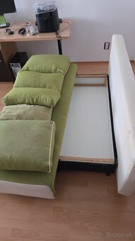 Rozkladacia sedacka, ulozny priestor, darujem za odvoz - 7