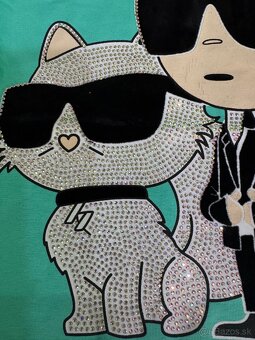 Karl Lagerfeld tričko ružové - 7