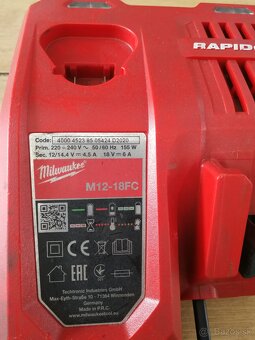 Milwaukee nabíjačky - 7
