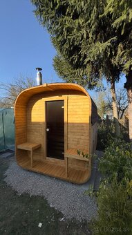 ZÁHRADNÁ SUDOVÁ SAUNA QUADRO 240 сm 2QL - 7