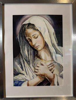 NOVÉ prekrásne náboženské AKVARELOVÉ maľby - 7