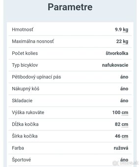 Predám športový kočík Petite&Mars Move II - 7