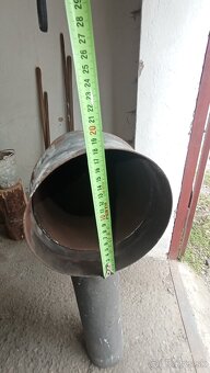 Koleno na komín + predlžovák 17,5 cm a 18 cm
- 7