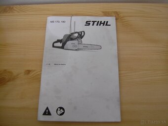 Benzínová reťazová píla Stihl MS 170-TAKMER NOVÁ - 7