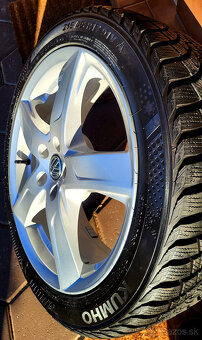 alu R17 5x100 zimné pneu, VW Polo /+ Škoda Fábia, Ibiza, A3 - 7