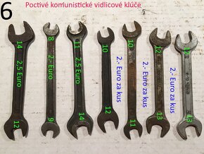 Kombinačky štiepacie a segerove kliešte vidlicové klúče - 7