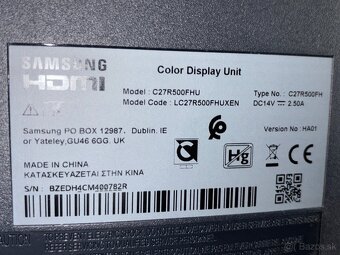 Predám Xbox One X 1TB+ovládač+monitor Samsung C27R500FHU 27” - 7