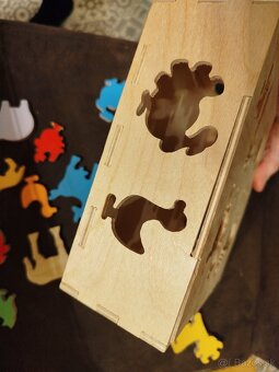 Drevená vkladačka zvieratká - 7
