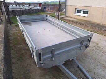 Autoprepravník , vozík na materiál, sklápací prepravník, - 7