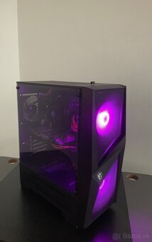 Predám gaming PC v skrini MSI MAG Forge 100R, i5-9400F, RTX - 7
