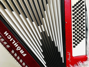 Predám akordeón Weltmeister-Fröhlich Handel 72 basový - kval - 7