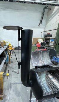 Gril lokomotíva s udiarňou - 7