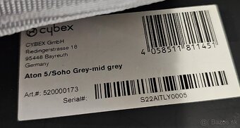 Cybex Aton 5 + základňa Aton base 2 ISOFIX, vajíčko 0-13kg - 7