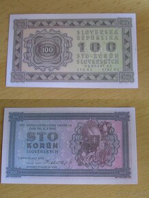 RU,ČSSR , ČSR- nevydanné bankovky , návrhy oboustranná kopie - 7