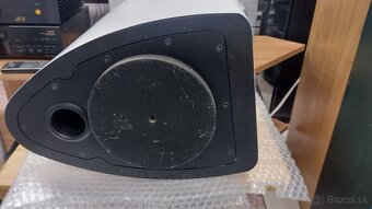 Biele reproduktory + stojany a reprokábel - 7