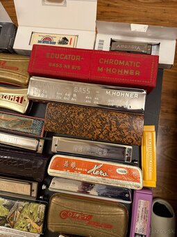 Predám zbierka ústna harmoníka HOHNER okolo 70ks. - 7