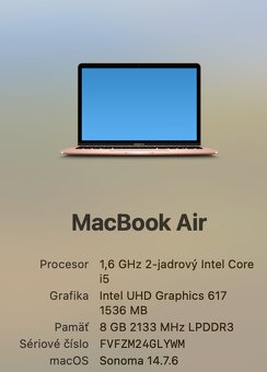 Predám MacBook Air 13(2019) - 7