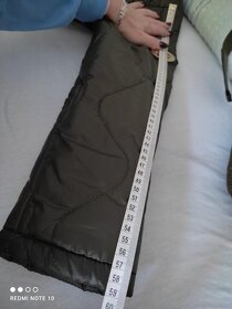 Prechodná olivová prešívaná bunda -M,L - 7