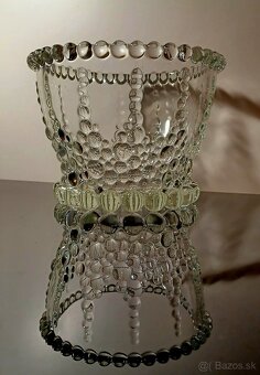 Nádherná efektná veľká sklenená misa - 7