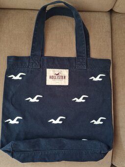 Hollister -dámska šiltovka+hrubšia textilná taška - 7
