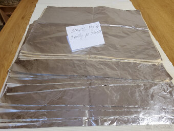 retro vianočné ozdoby, krabica a staniol - 7