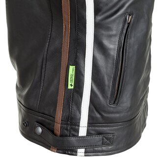 Dámska kožená moto bunda W-TEC Sheawen Lady Black, veľkosť X - 7