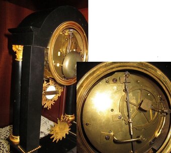 Hodiny starožitné krbové - 7