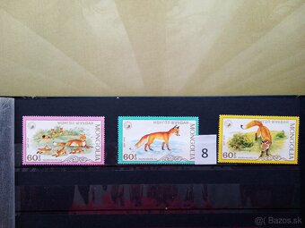 Poštové známky č.424 - FAUNA SVETA I. - 20 ks sérií - 7