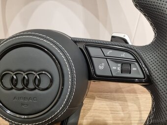 AUDI VYHRIEVANÝ EXCLUSIVE KOŽENÝ VOLANT S PADLAMI - 7