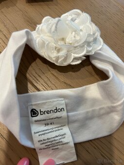 Slávnostné letné šaty pre dvojičky s čelenkou  č.74 - 7