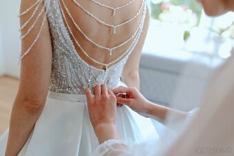 Svadobné šaty -Predám - 7