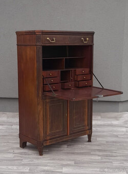 Tajomník mahagónový Ľudovít XVI. - 7