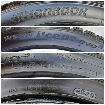 5x100 Dezent Tercept Evo 225/40R18 Zimné 6-8 mm - 7