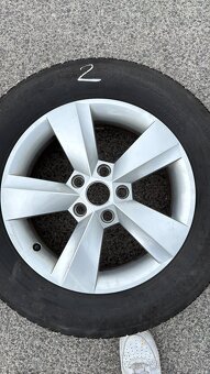 Predám hliníkové disky 16” so zimnými pneumatikami Dunlop – - 7