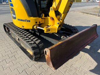 Minibager minirypadlo Komatsu PC35MR-5, Powertilt Kubota CAT - 7