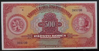 BANKOVKY V. ČSR PRVÁ REPUBLIKA II. EMISIA-1920-1934 - 7
