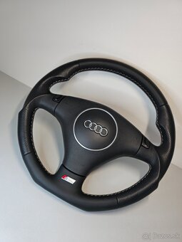 Športový skosený upravený volant audi - 7