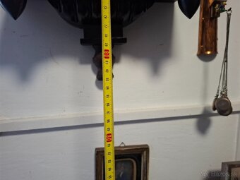 Predám funkčné polbicie nástenné hodiny Altdeutsche 1890 Výš - 7