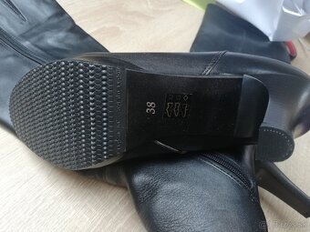 Kožené čižmy (čierne) - 7