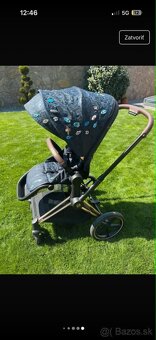 Prémiový kočík CYBEX (kompletný set 3v1) – TOP stav - 7