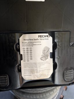 Autosedačka Monza Nova recaro - 7