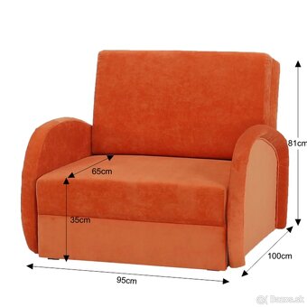 Rozkladacie kreslo s úložným priestorom - 7