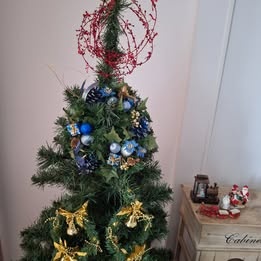 Retro vianočné dekorácie, stojany na stromček - 7