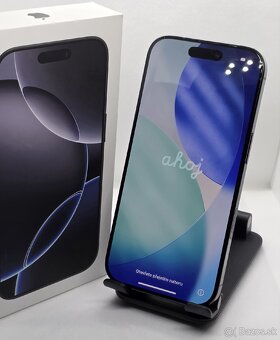 Apple iPhone 16 PRO 128GB Black Titanium - ZÁRUKA - 7