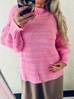 Damsky pulover babypink - 7
