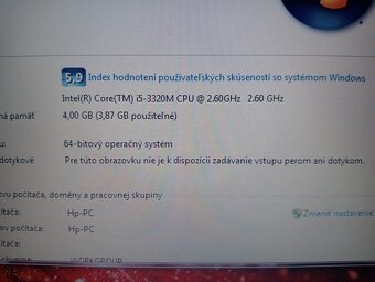 predám ntb HP elitebook 8470p / 4gb ram / Intel core i5- - 7