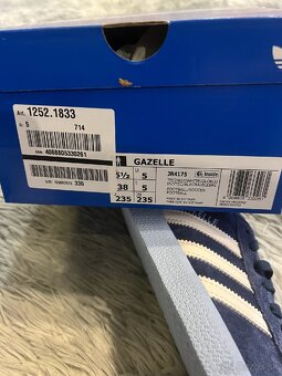 Adidas Gazelle Tenisky Modré - 7
