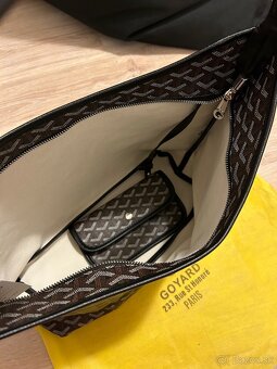 Goyard kabelka Bohéme Hobo - čierna (GO3) - 7