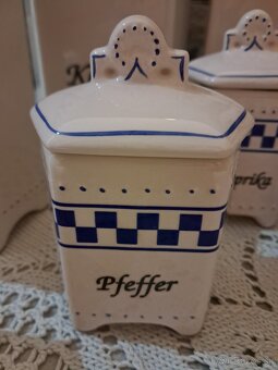 Starožitne porcelánové nádobky na pochutiny - 7